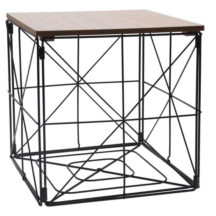 Borough Wharf Brueck Side Table with Storage Wayfair.co.uk